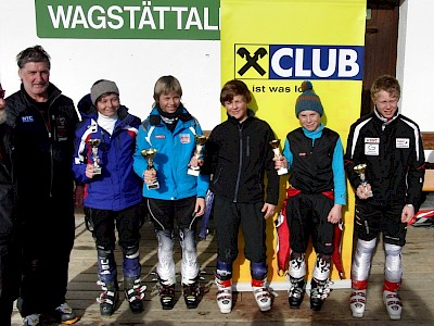 Andi Wahrstätter und Moritz Marko sind Bezirksmeister im Super-G