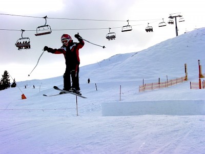 Auslug zum Snowpark auf der Hanglalm