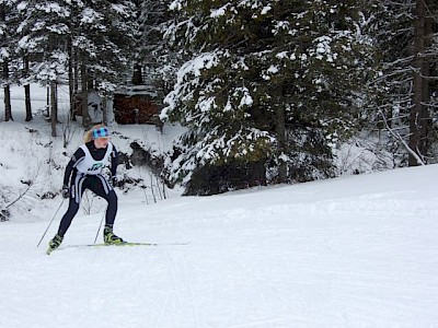 Lisa Hauser und Christoph Nöckler (Bild unten) zeigten in der Ramsau super Leistungen