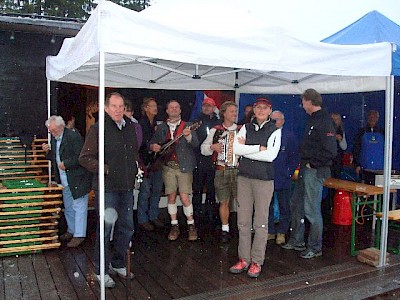 Schneefall am Hahnenkamm