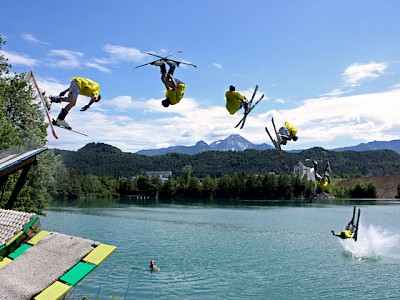 Die Waterramp Wernberg war Schauptlatz des Waterstyle Contests "Champ of the Ramp"