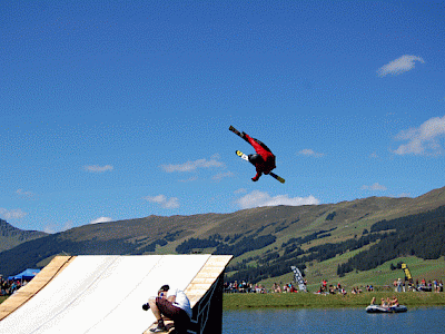 K.S.C. Rider beim Lake of Charity in Saalbach