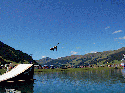 K.S.C. Rider beim Lake of Charity in Saalbach