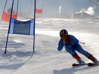 Bezirkscup Super-G der Schüler auf der Fleck