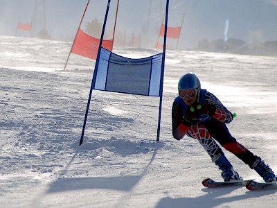 Bezirkscup Super-G der Schüler auf der Fleck