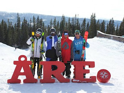 Top-Platzierung für Freeskier in Schweden