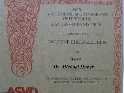 Gold für Michael Huber