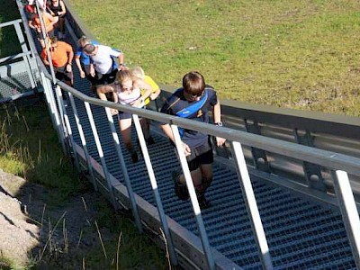 Langläufer und Biathleten in Seefeld