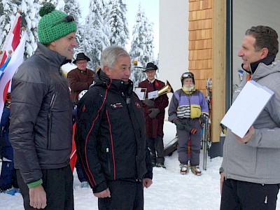 Bürgermeister Klaus Winkler, Sepp Burger (BAG), Martin Leitner