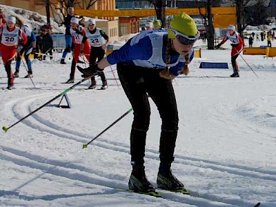 Katharina Brudermann lief in St. Urlich aufs Stockerl (hier bei einem Rennen in Ramsau/Dachstien).