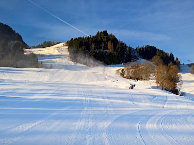 Streif-Zielgelände und Hausberg am 22. Dezember