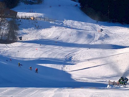 Schöner Skitag am Ganslern