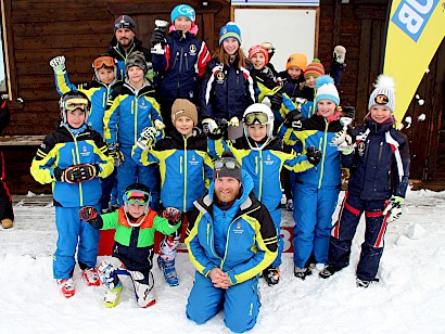 Fünf Alpin-Kinder am Podium