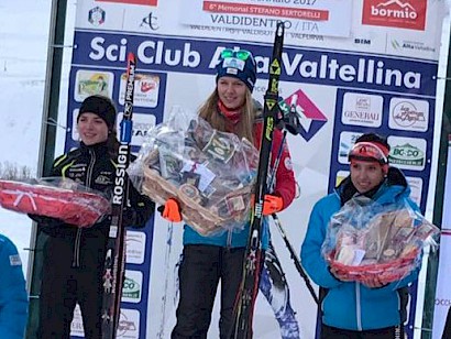 Anna Gandler siegte in Bormio