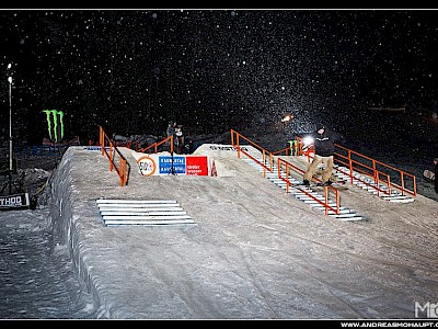 Max Glatzl beim "Street vs Snow" im Kaunertal