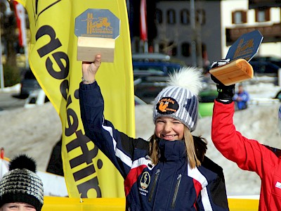 Unsere Kids zeigten bereits tolle Kipptechniken beim BC Slalom in Waidring