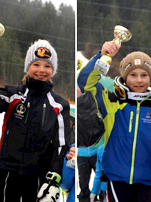 Simona Pöll und Rikard Knezevic siegen beim letzten Bezirkscupbewerb der Kinder - 