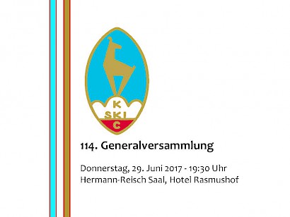 114. Ordentliche Generalversammlung des Kitzbüheler Ski Club (K.S.C)