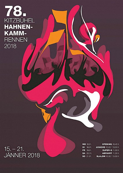 Das Hahnenkamm-Plakat 2018 ist fixiert & der neue Ski 