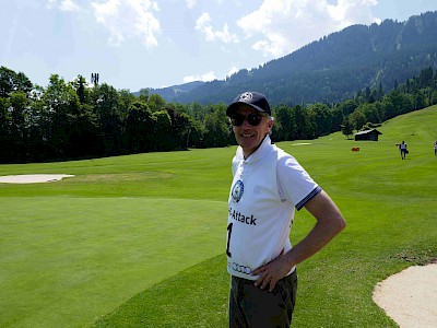 Michael Huber wartete gespannt auf die folgenden Team