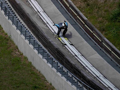 KSC Überflieger trainieren in Planica