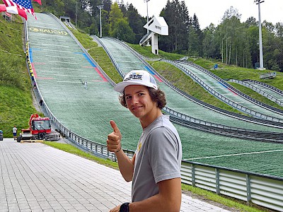 Florian Dagn gut dabei - nun auch in Oberstdorf