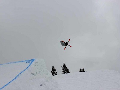 Freeskier fünfmal in Top drei