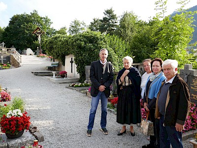 KSC-Präsident Michael Huber, Kitzbühel Tourismus Präsidentin Signe Reisch, Christl Mätzler, Franz Pfurtscheller