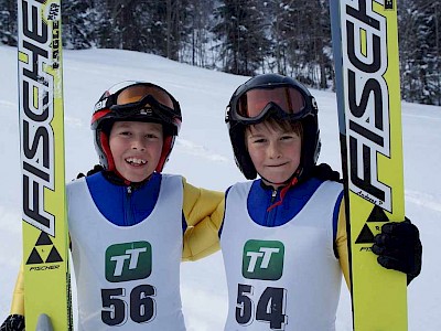 Auch Marco Wörgötter und Andreas Pisecker warten auf Schnee