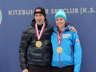 Tiroler Langlaufmeister Einzel, Arnold Egger und Lisa Achleitner 