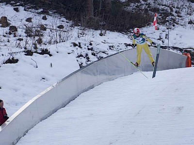 Florian Dagn am Sprung nach Hinterzarten. 