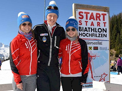 Gold, Silber und Bronze im Biathlon