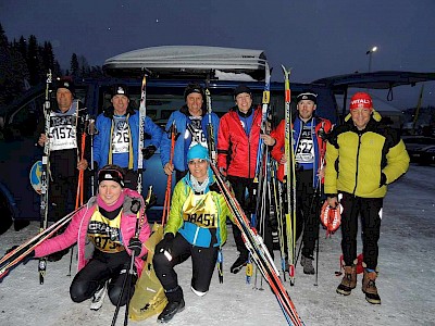 v.l. Toni Ehrensperger, Seppi Eberl, Hannes Gianmoena, Barbara Laner, Christian Egger und Hermann Pichler