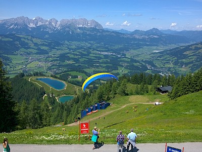 Schöne Aussicht aus der Starthütte