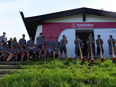 Musikkapelle Lech auf der Streif