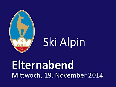 Elternabend - Ski Alpin