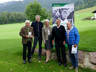 V.l.: Franz Pfurtscheller, Michael Huber, Signe Reisch, Rudi Sailer, Martin Kerscher.