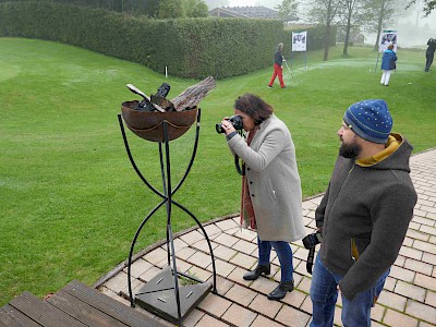 Bettina und Harry: Auch Spinnennetze sind interessant