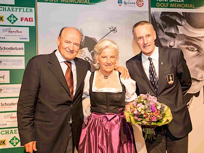 Die drei Organisatoren: Martin Kerscher (GC Kitzbühel), Signe Reisch (GC Rasmushof), Michael Huber (Kitzbüheler Ski Club)