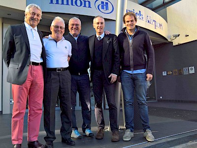 Von links: Peter Obernauer, Wilfried Leitzinger, Hannes Huter, Michael Huber, Jan Überall