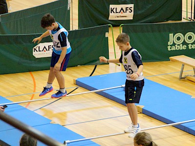 Fünf Stockerlplätze beim ersten BC-Bewerb der Kinder