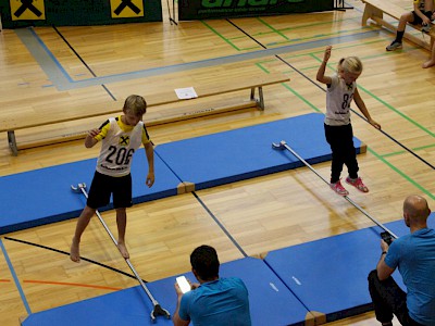 Fünf Stockerlplätze beim ersten BC-Bewerb der Kinder