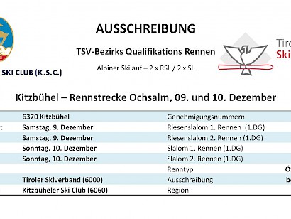 Bezirksrennen auf der Ochsalm