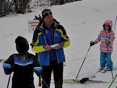 Gemeinsames Bezirkstraining der Langläufer auf der Sportloipe