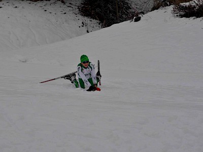 Gemeinsames Bezirkstraining der Langläufer auf der Sportloipe