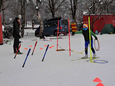 Gemeinsames Bezirkstraining der Langläufer auf der Sportloipe