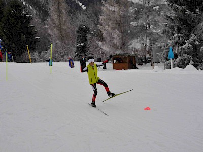 Gemeinsames Bezirkstraining der Langläufer auf der Sportloipe