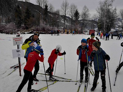 Gemeinsames Bezirkstraining der Langläufer auf der Sportloipe