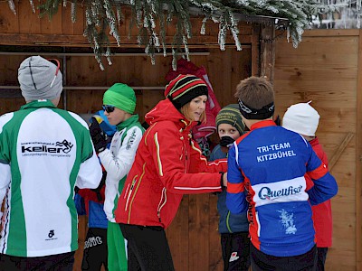 Gemeinsames Bezirkstraining der Langläufer auf der Sportloipe