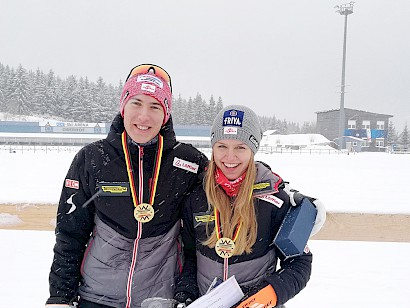 Anna Gandler und Andreas Hechenberger siegen in Oberhof